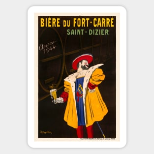 Biere du Fort-Carre Vintage Poster 1907 Sticker